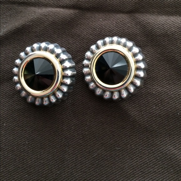 Jewelry - Silver and gold clip earrings