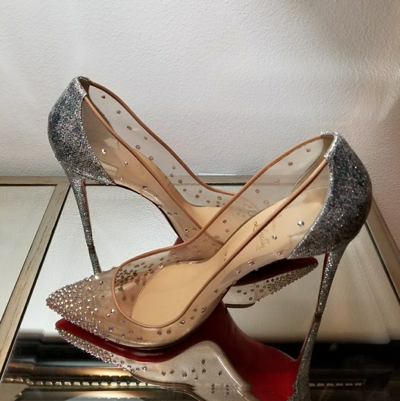 Christian Louboutin Follies Strass 12 - Picture 1 of 4