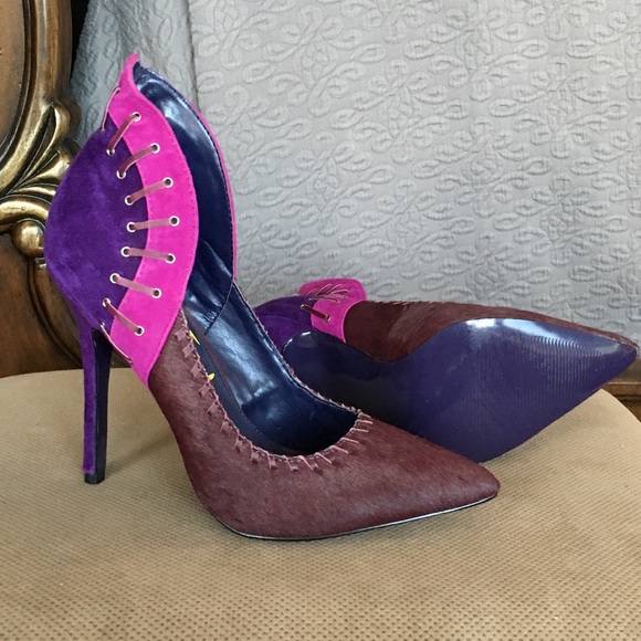 Dani-Burgundy London Trash Heels - Picture 4 of 7