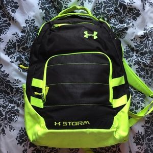 Neon Yellow Under Armour Backpack
