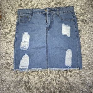 Jean skirt