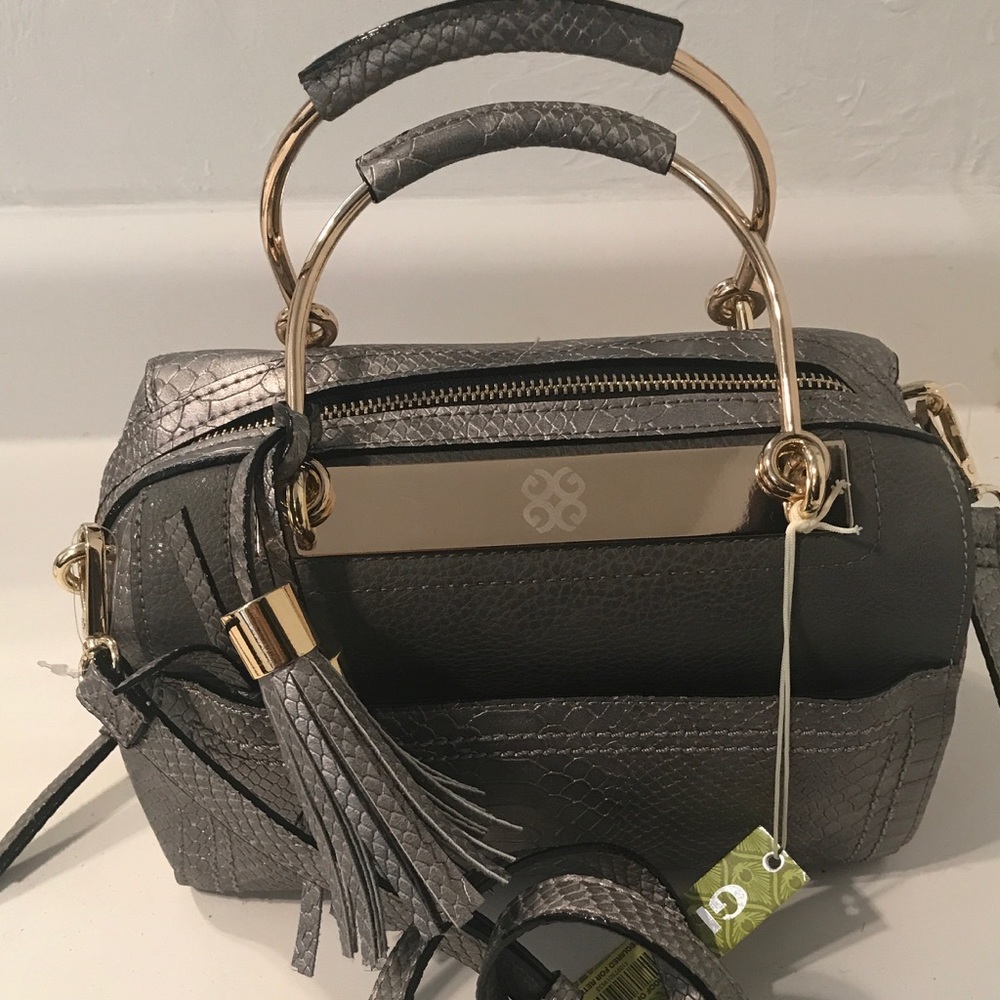 A Gianni Bini silver bag