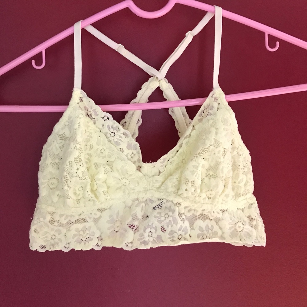 Aerie yellow bralette.