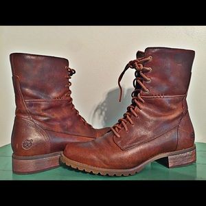 Timberland mid lace Banfield Leather Boots