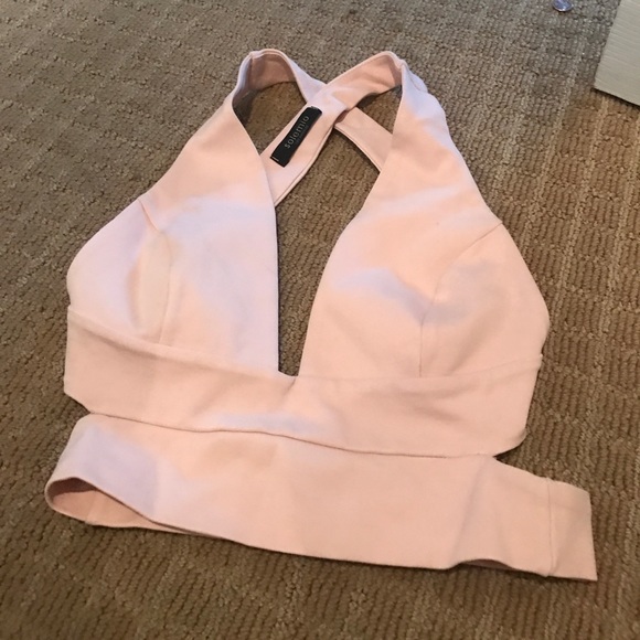 Solemio Tops - Pink crop top