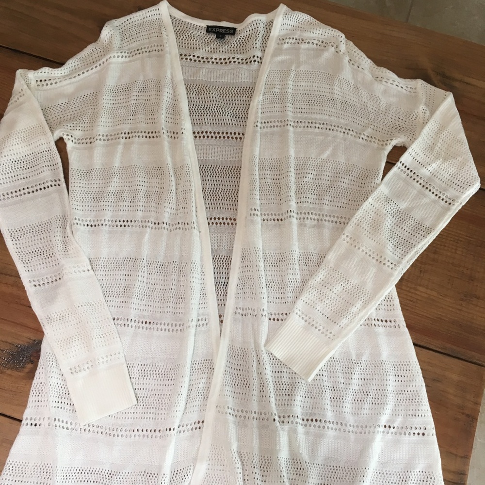 Express open sweater
