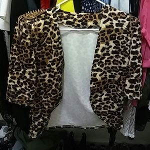 Leopard print Blazer