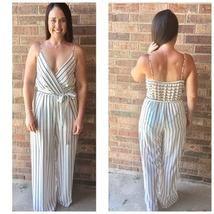 Striped Jumpsuit