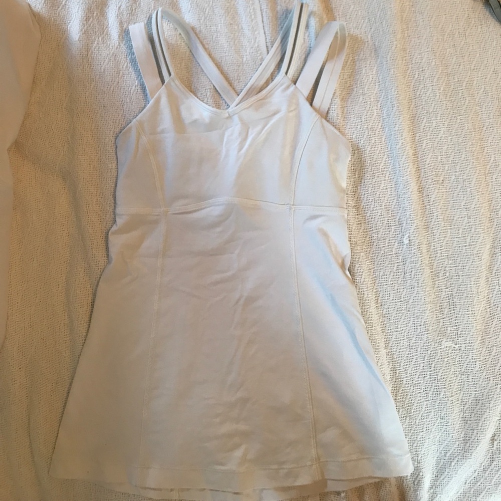 LuLuLemon White Workout Tank