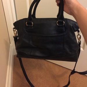 Black crossover Tignanello purse