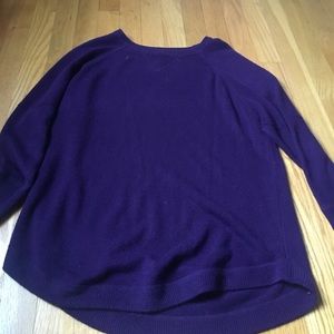 purple sweater