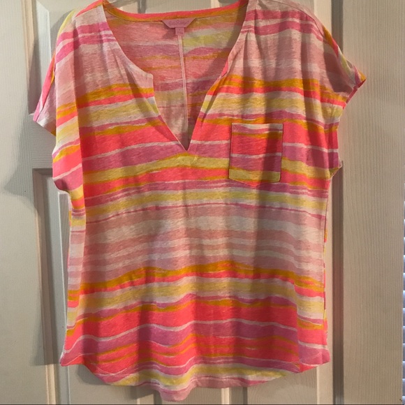 NWOT Lilly Pulitzer Linen Top - Picture 1 of 3