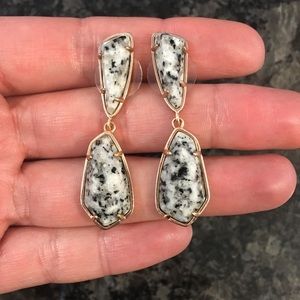 Kendra Scott Traci Earrings (Rose Gold/Granite)