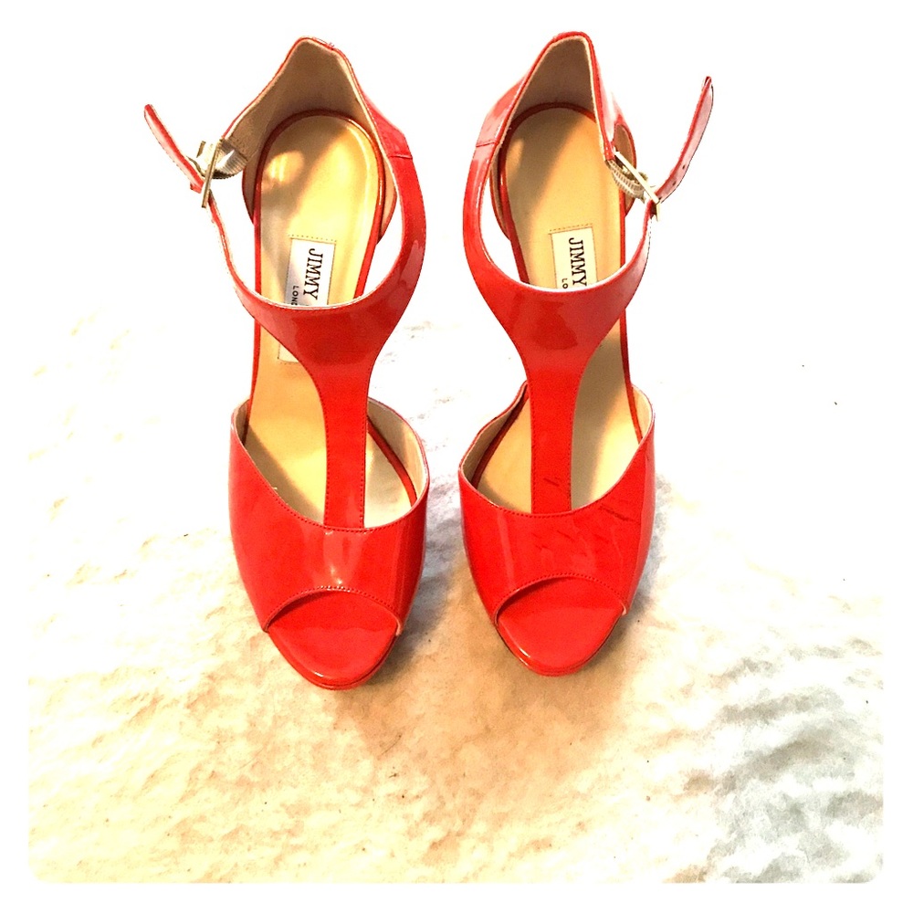 Jimmy Choo coral pumps