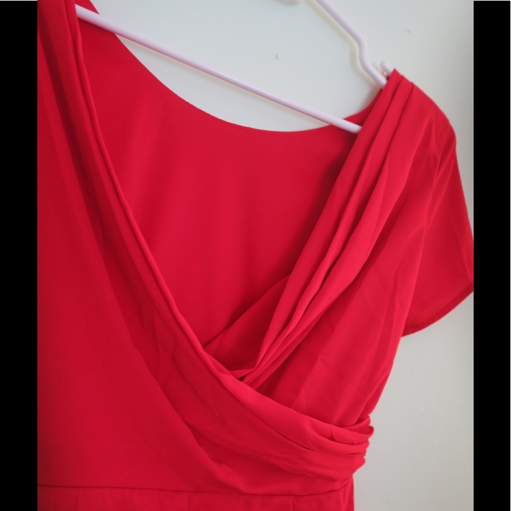 Red Bodycon mini cocktail dress