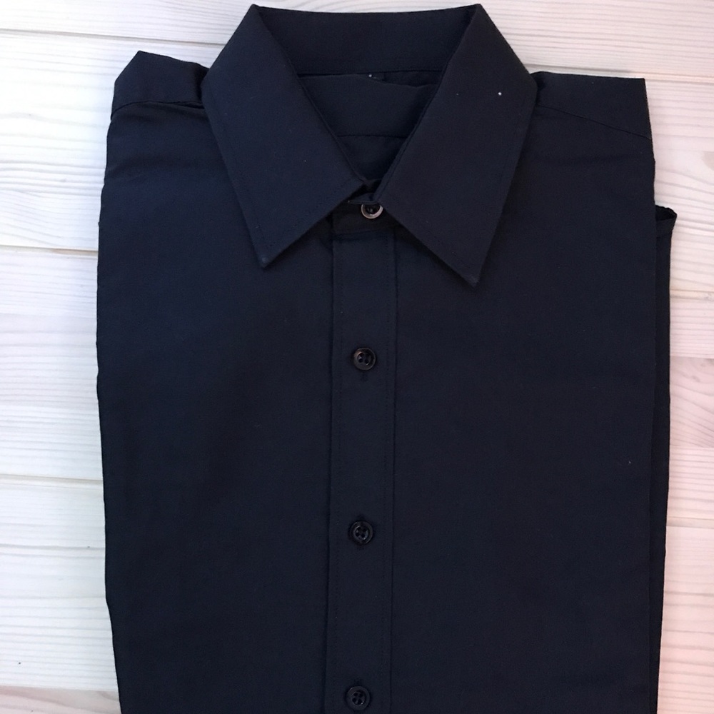Men's Black Dress Shirt