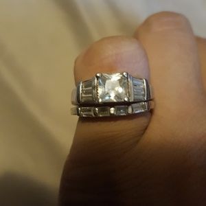 Silver engagement rings