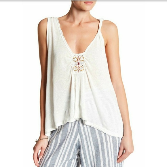 Free People off white TOP - Picture 2 of 7