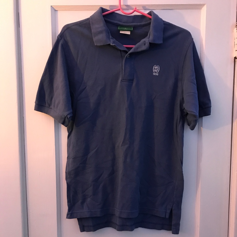 Men's Outer Banks Blue golf tee/polo shirt