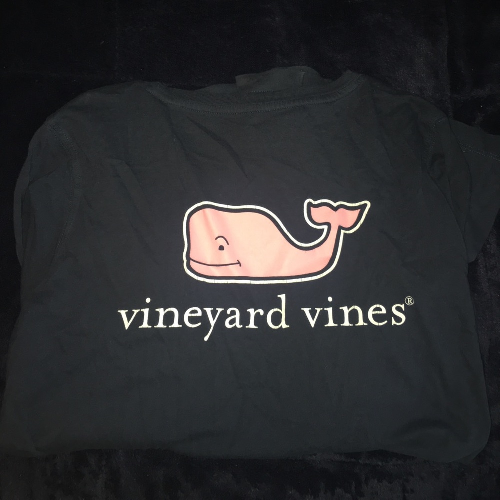 Small Vineyard Vines Logo Tee Long Sleeve
