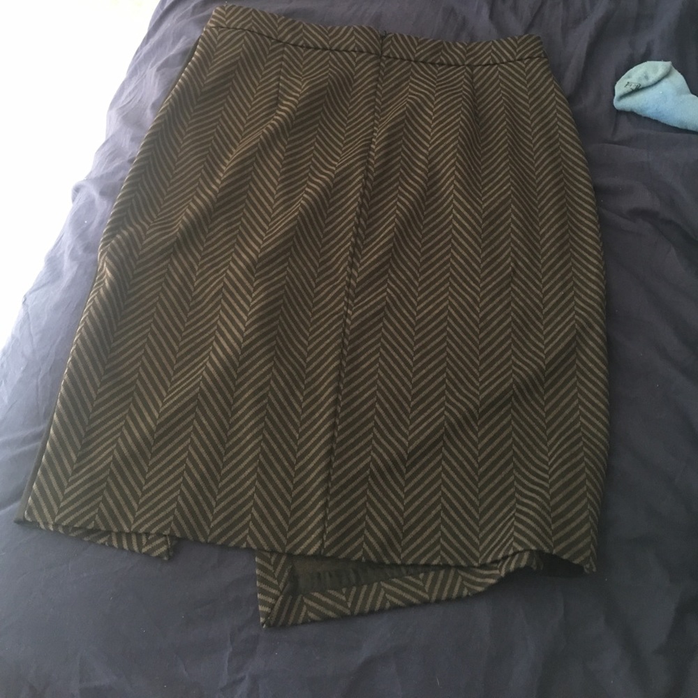Black and brown Worthington business skirt