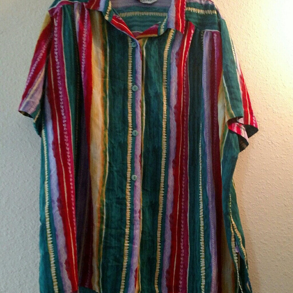 Muti-colored Men's button down