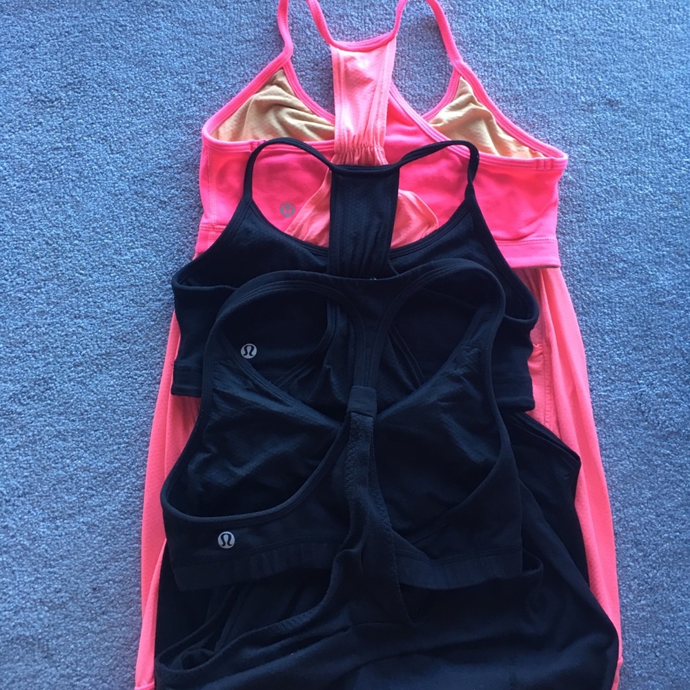 3 Lululemon tank tops