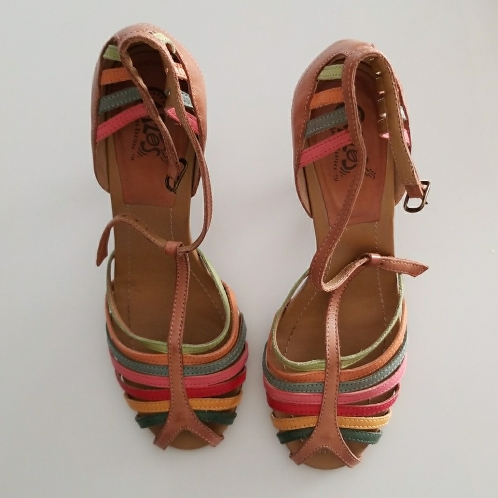 Strappy 4" heels.