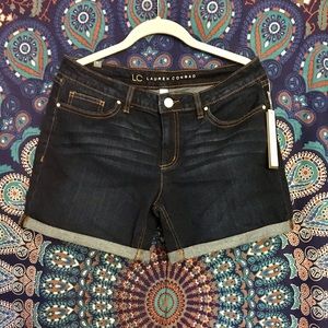 Lauren Conrad Dark Blue Jean Shorts