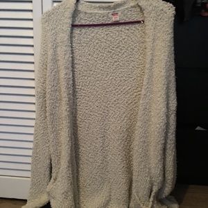 Fuzzy cardigan