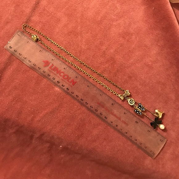 Betsey Gingham Black & White Charm Necklace - Picture 8 of 8