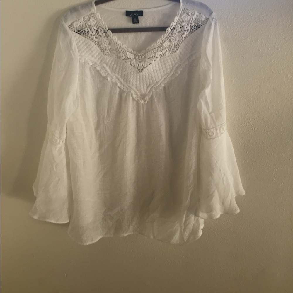 Alyx long sleeve lace blouse
