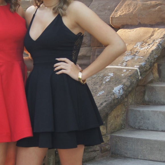 Black skater dress - Picture 2 of 3