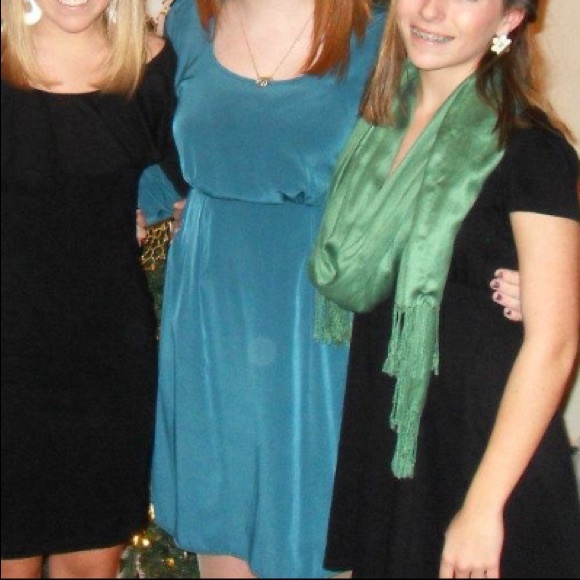 ⬇️Boutique Open Back Teal Party Dress, worn once! - Picture 6 of 8