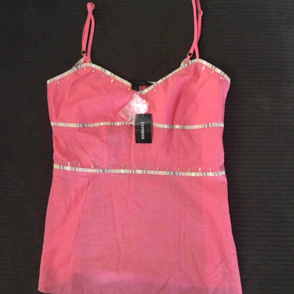 NWT--EXPRESS COTTON CADNY COLORED TANK