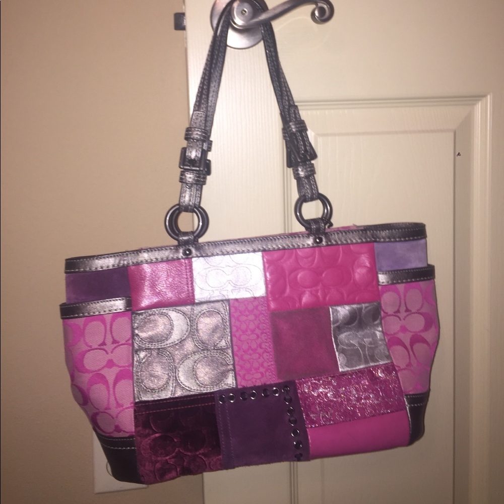 Pink Coach handbag