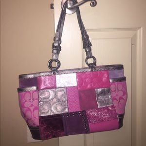 Pink Coach handbag