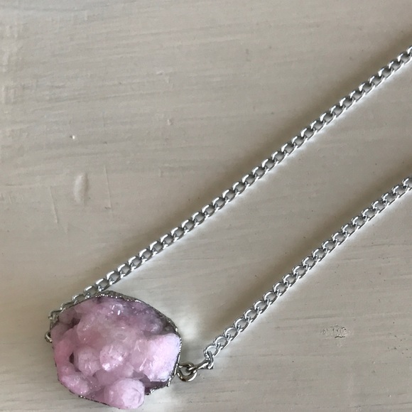Rose Quartz local gemstone handmade necklace - Picture 1 of 2