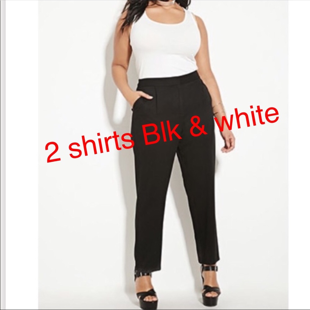 White & Blk tank super soft bundle
