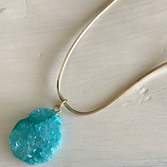 Turquoise gemstone handmade necklace - Picture 1 of 2