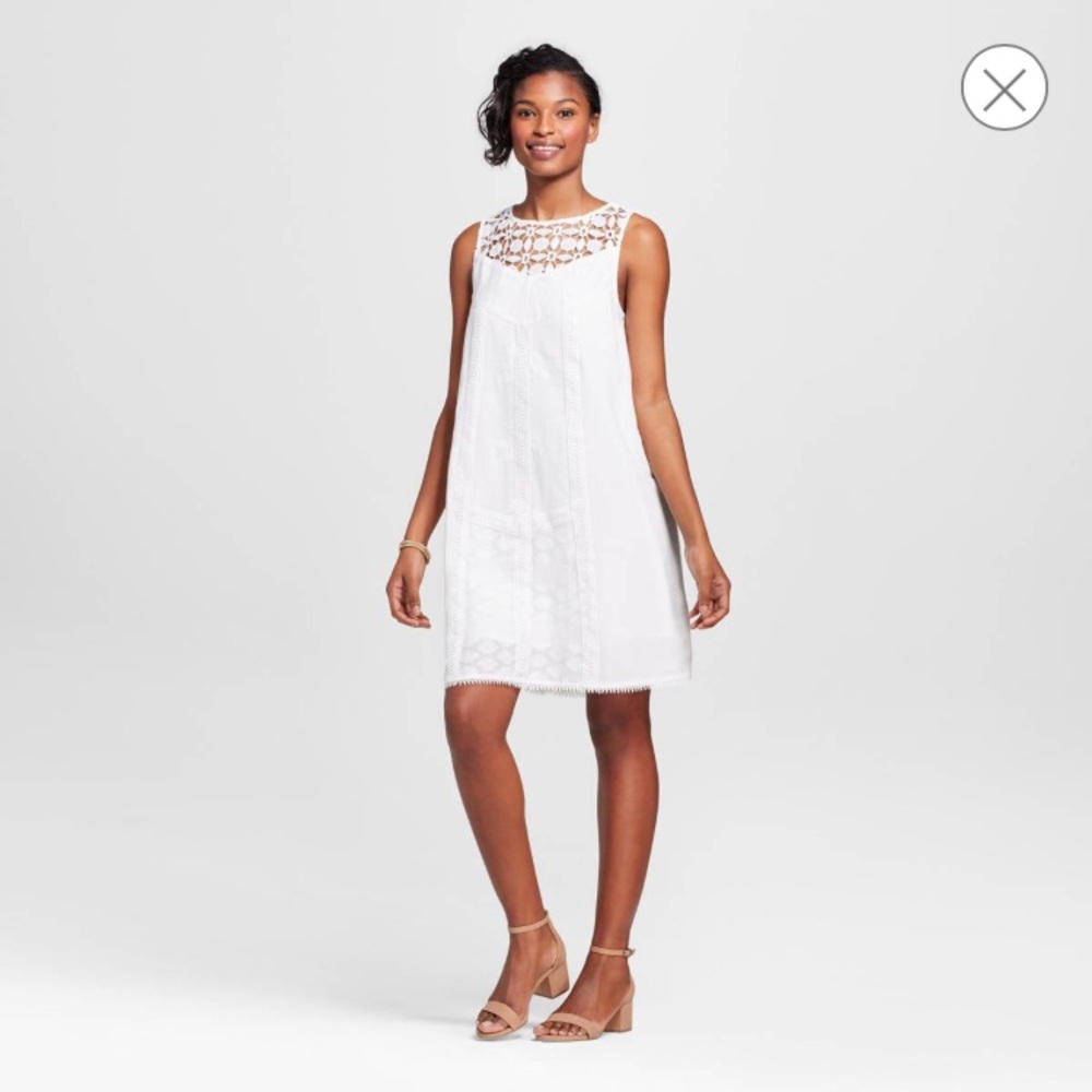 Knox Rose White Shift Dress
