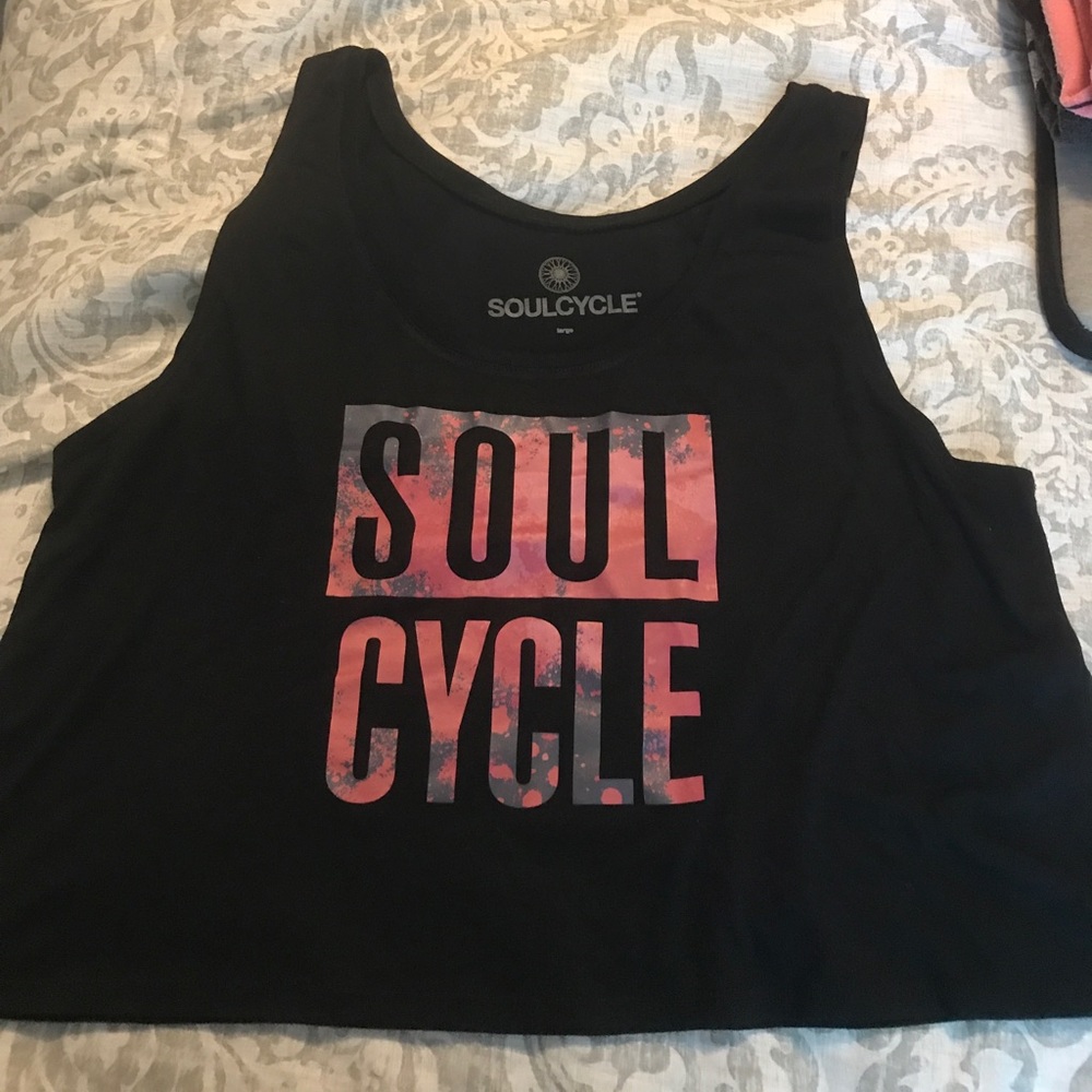 Cropped soul cycle tank