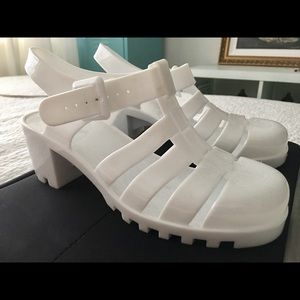 Bamboo Jelly Heeled Shoes