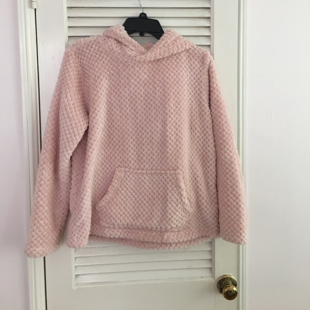 Pink fur sweater