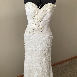 White formal dress