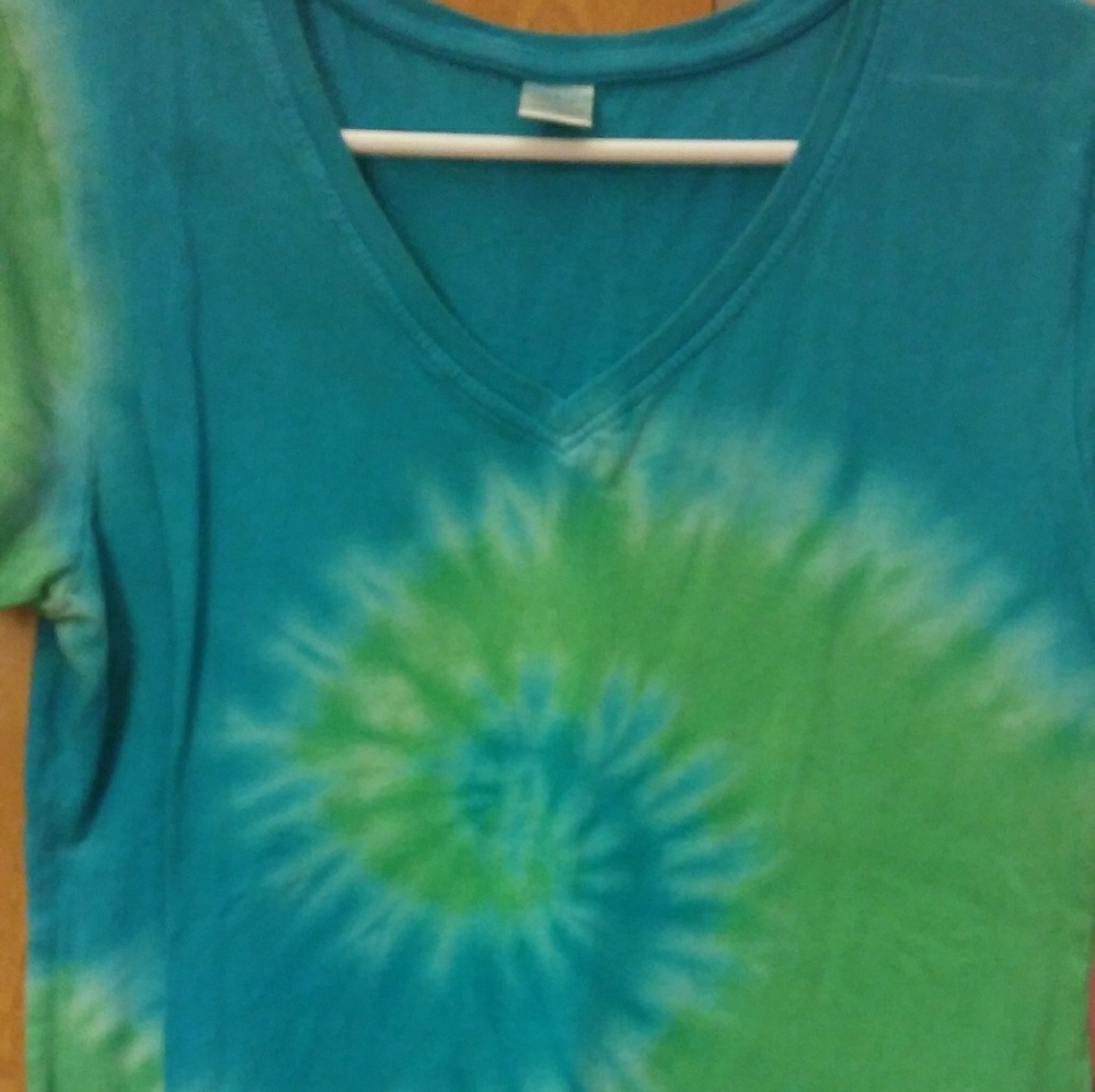 Green & Blue Tie Dye