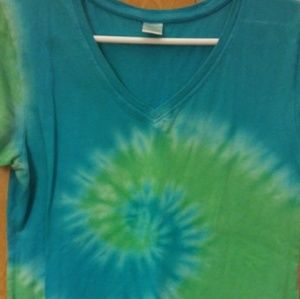 Green & Blue Tie Dye