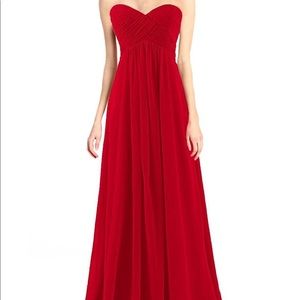 Bridesmaid Chiffon prom dress long evening gown