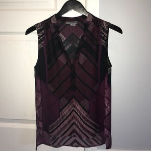 Vince silk tank top