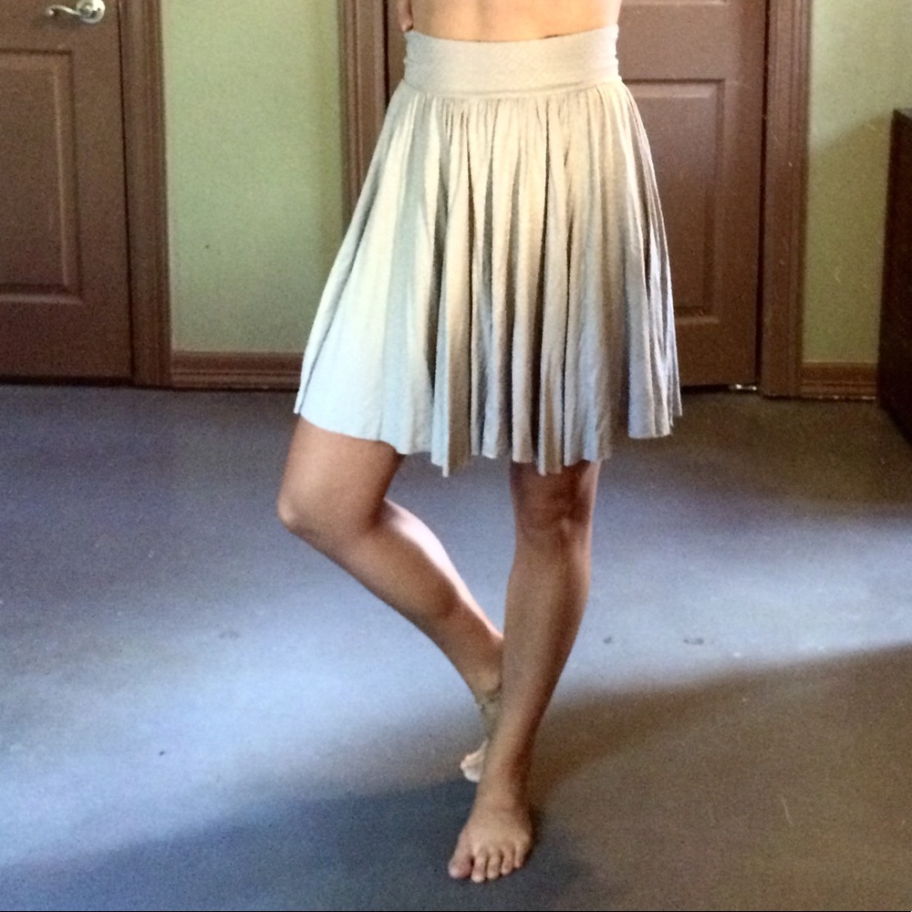 Fossil patterned skirt